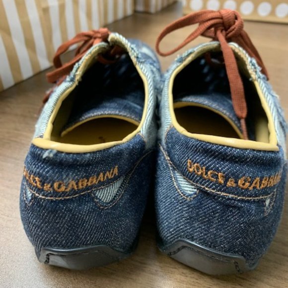 Dolce & Gabbana Shoes Women Sneakers Size 37 Blue - Picture 6 of 8
